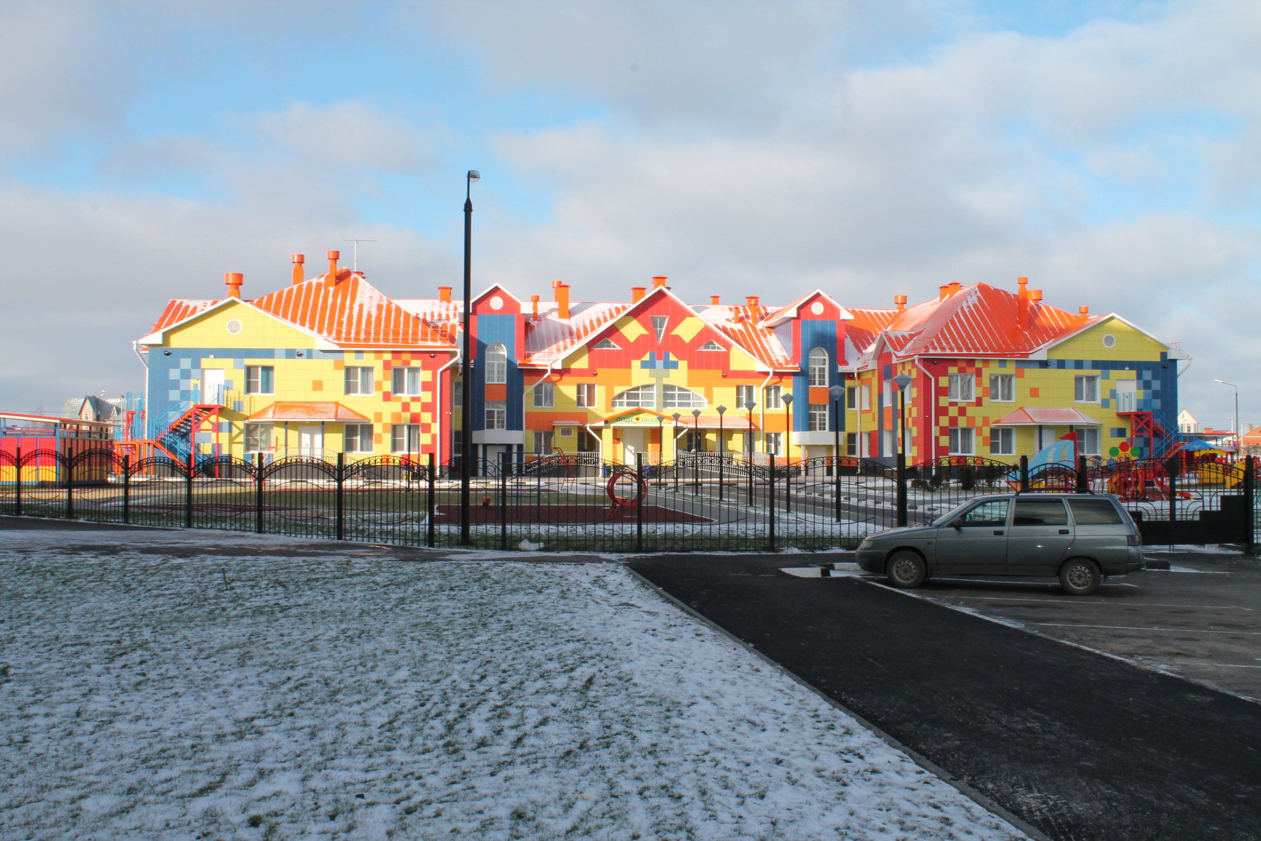 Детский сад ПОДСОЛНУХКровля, межэтажные перекрытия, фасады